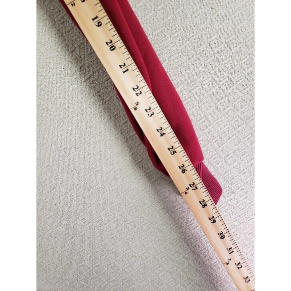 Vintage The Sports Scene Jacket Mens Medium Red Ribbed Full Zip Pockets Outdoor - Picture 11 of 11